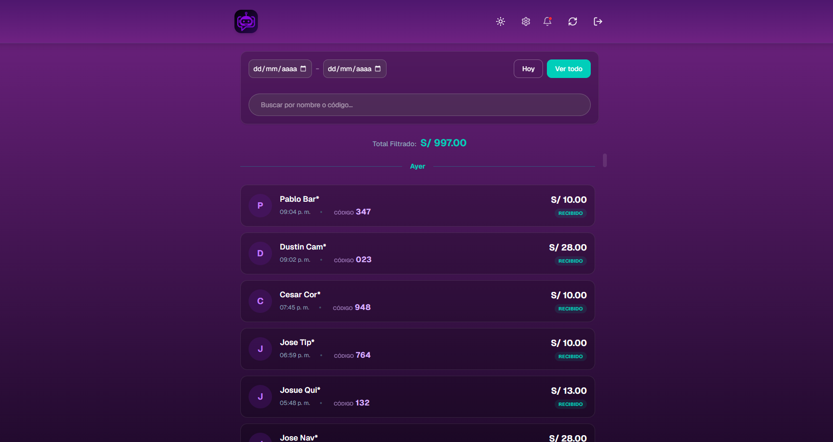 Dashboard Preview